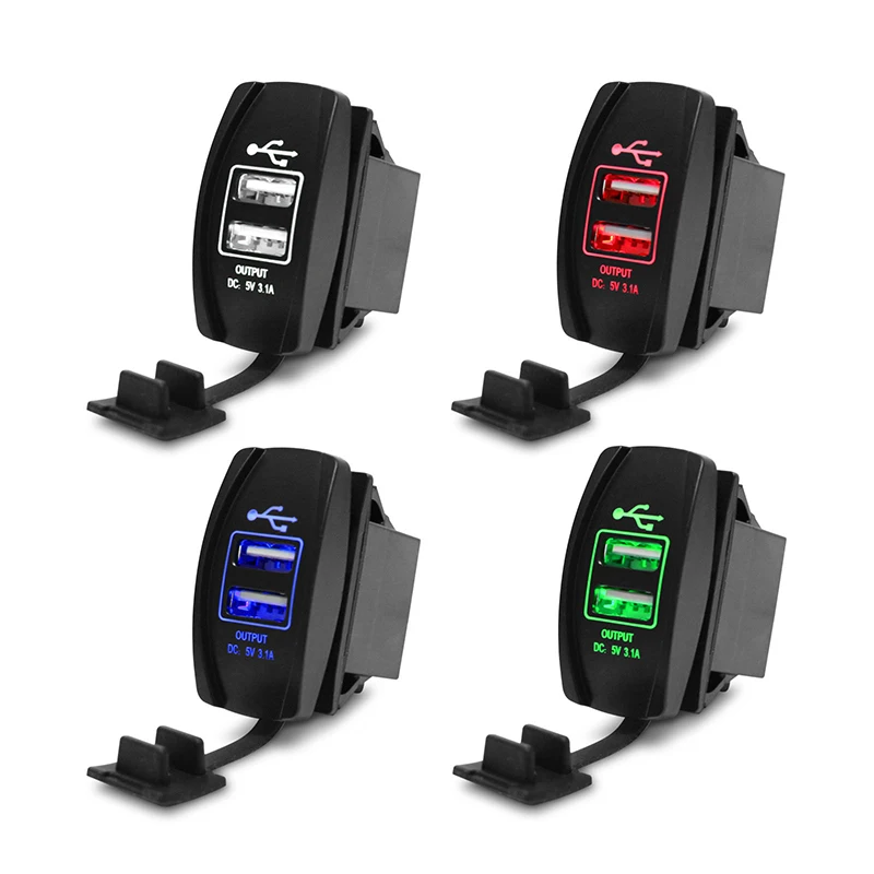 24 volt cigarette lighter 12V 24V 1015A Output Cigar Lighter Male Female Plugs Suitable for 12 and 24 volts 3.1A Dual USB Car Cigarette