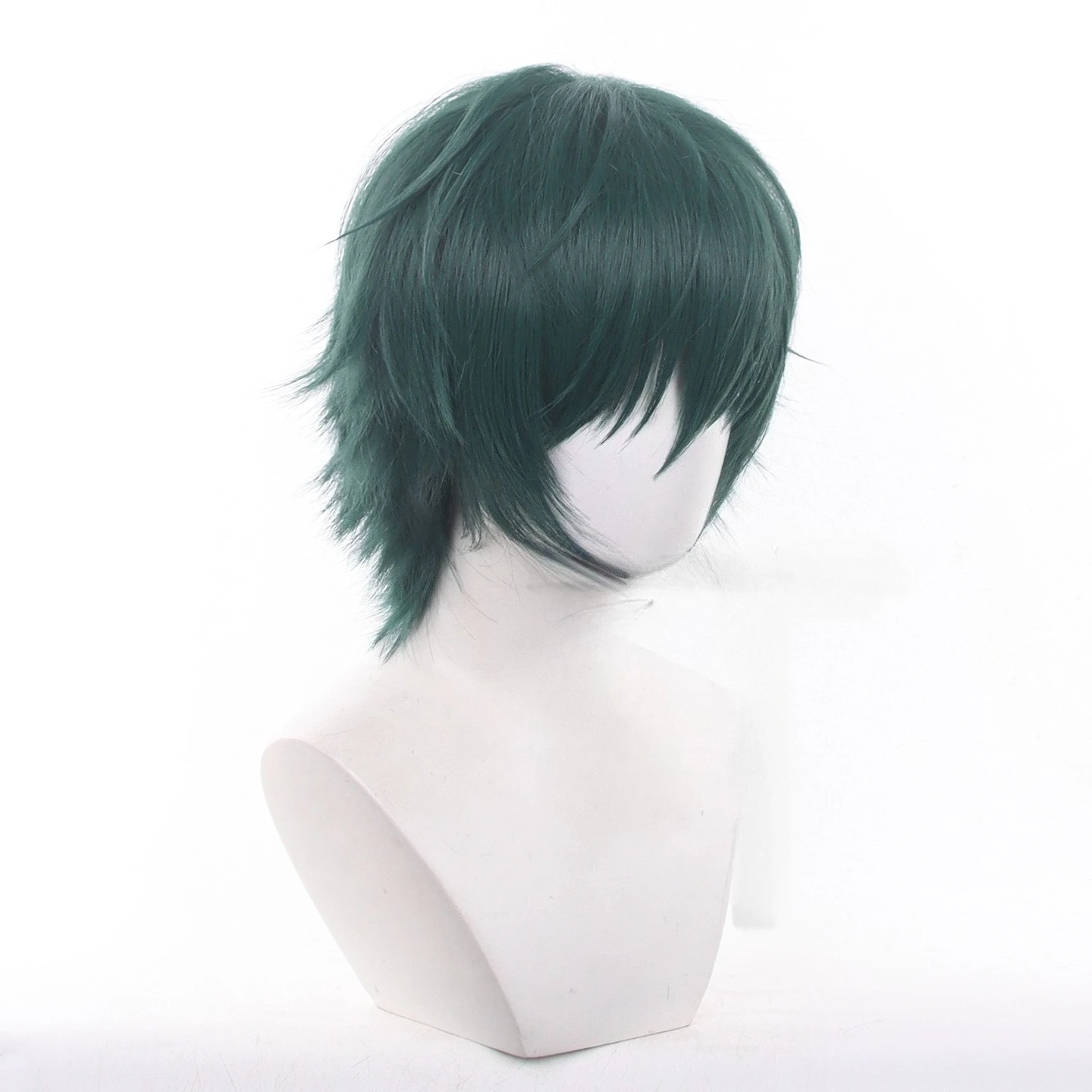 Jujutsu Kaisen Makoto Yoshihito Character Wig Synthetic Fiber Short Green Hair Glasses Sorcerer Whale Theme Halloween Party