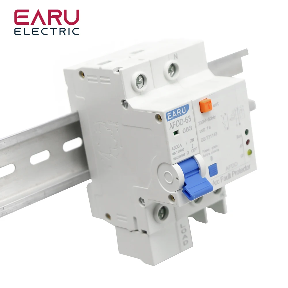 AFDD Fault Arc Protector Circuit Breaker Main Switch RCBO MCB Short Circuit Protection Leakage Protection Overload Protection