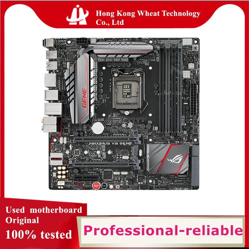 Intel-Z170 MAXIMUS VII GENE Placa-mãe, Original, LGA 1151, LGA1151, DDR4, 64GB, USB 2.0, USB 3.0, SATA3, Desktop Mainboard