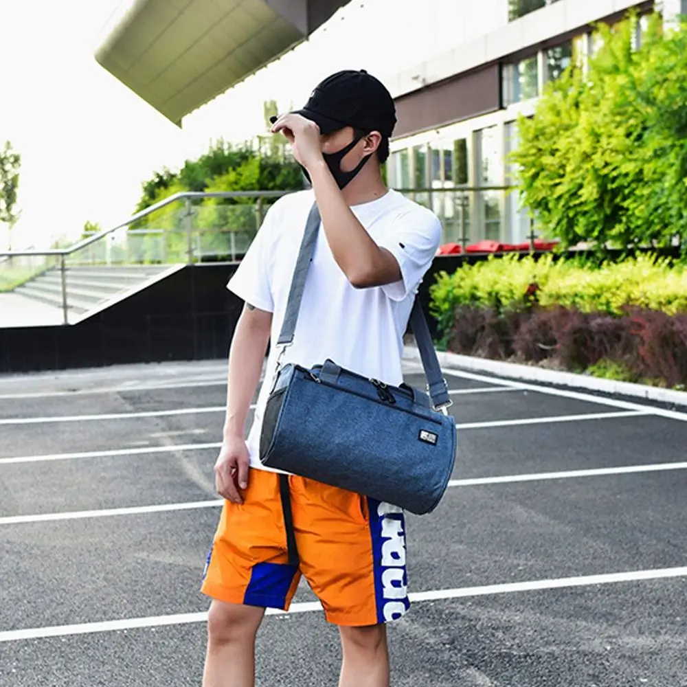 

Portable Travel Duffel Bag Crossbody Waterproof Women's Fitness Handbag Durable Large Capacity Gym Shoulder Bag