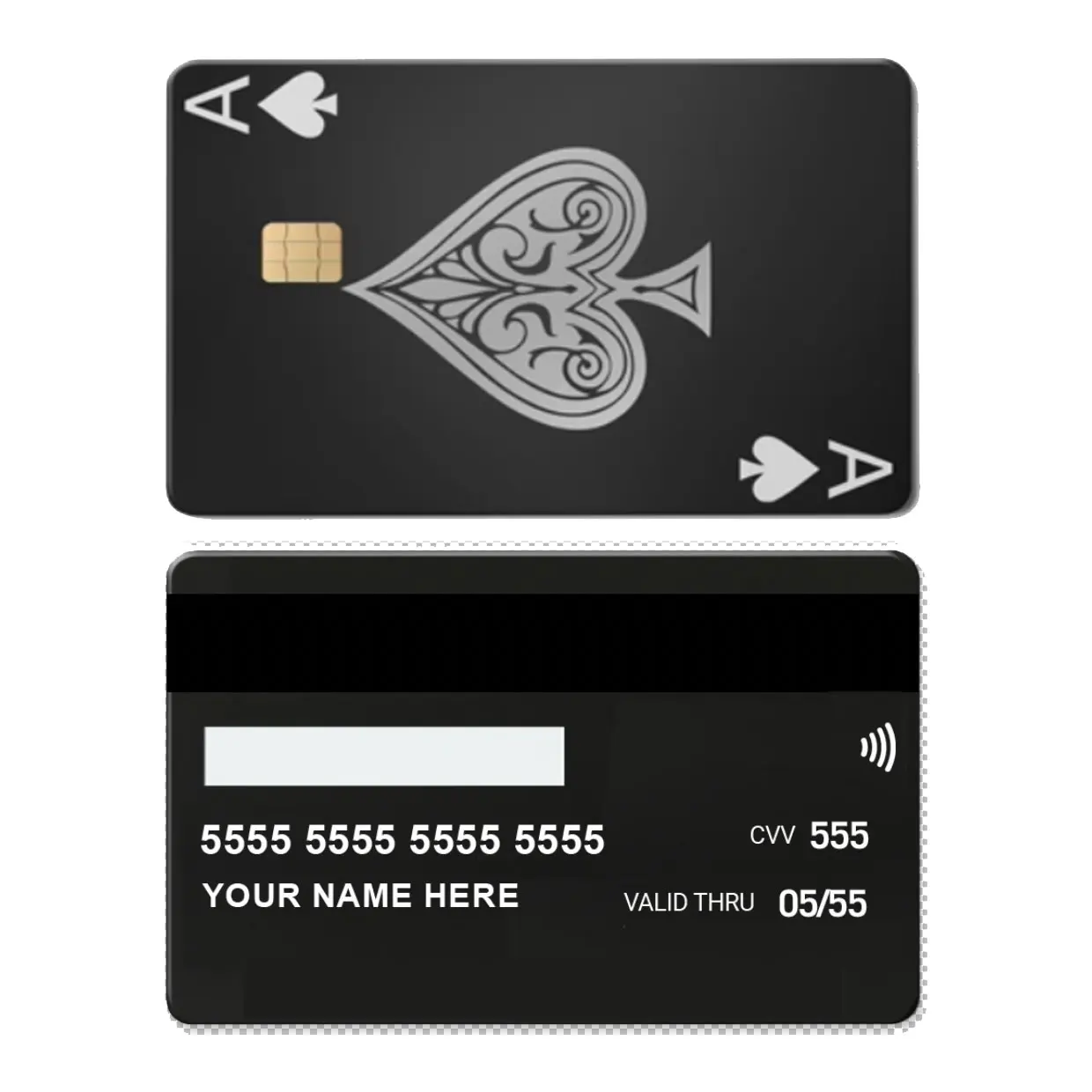 Customized 4442 Small Chip Slot Contactless Dual Interface NFC
