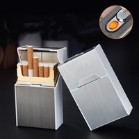 Electric Metal Coil USB Rechargeable Flameless Thicker Tungsten Lighter, Outdoor, Windproof, Portable, High End, Men's Gift