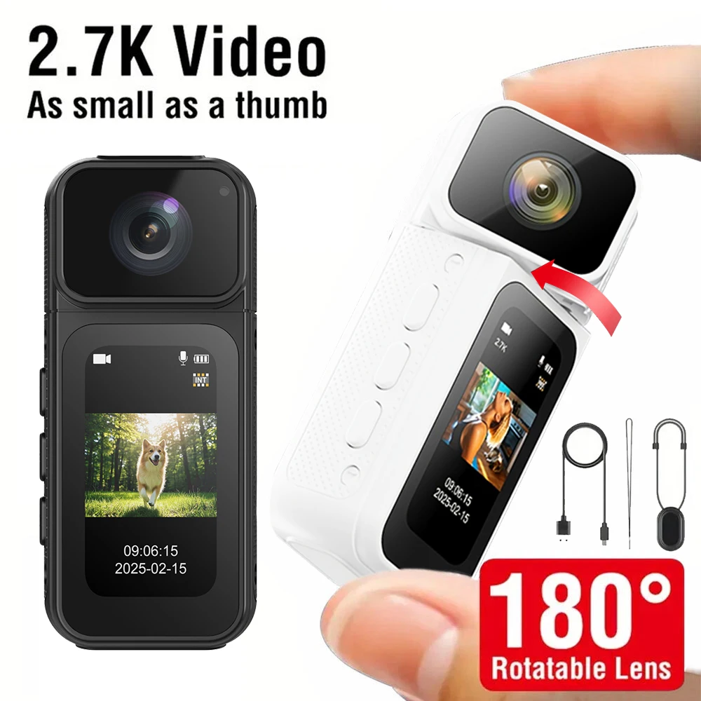 

128GB 1.5Inch Screen 2.7k UHD Sport DV For Cycling Digital Camera Mini Body Camera WiFi Sports DV Video Recorder WIFI Remote