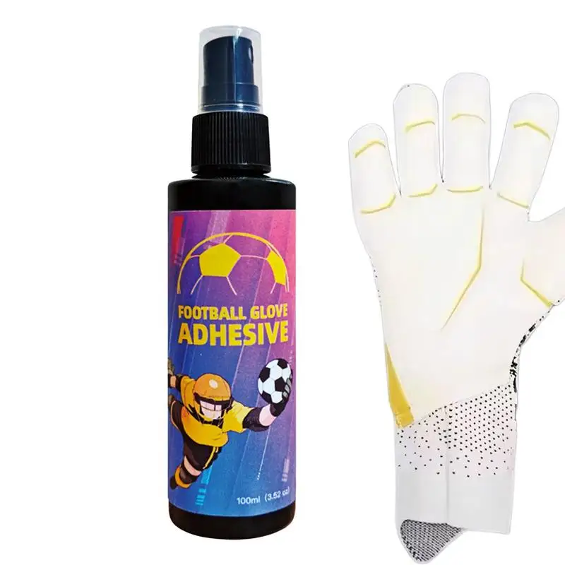 

Goalkeeper Gloves Spray 100ml Football Grip Spray Goalkeeper Gloves Grip Spray For New/match Goalkeeper Gloves Enhance Hand Grip