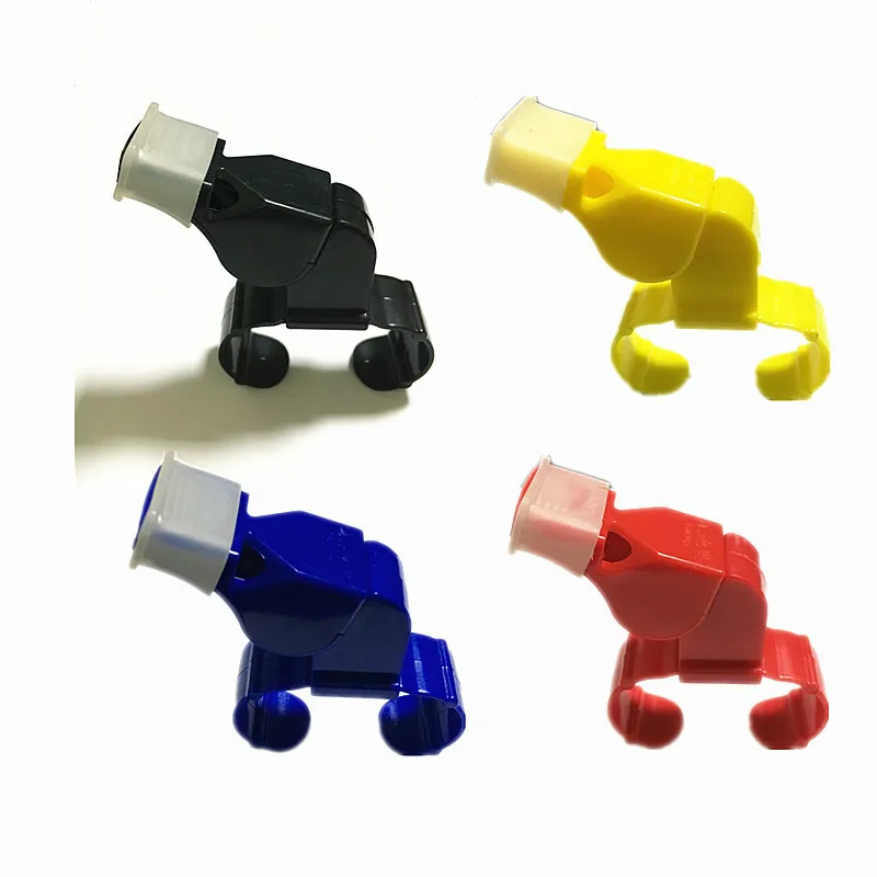 

2023 1Pcs New High Frequency with Tooth Guard Plastic Finger Ring Ring Whistle Referee Special Seedless Whistle