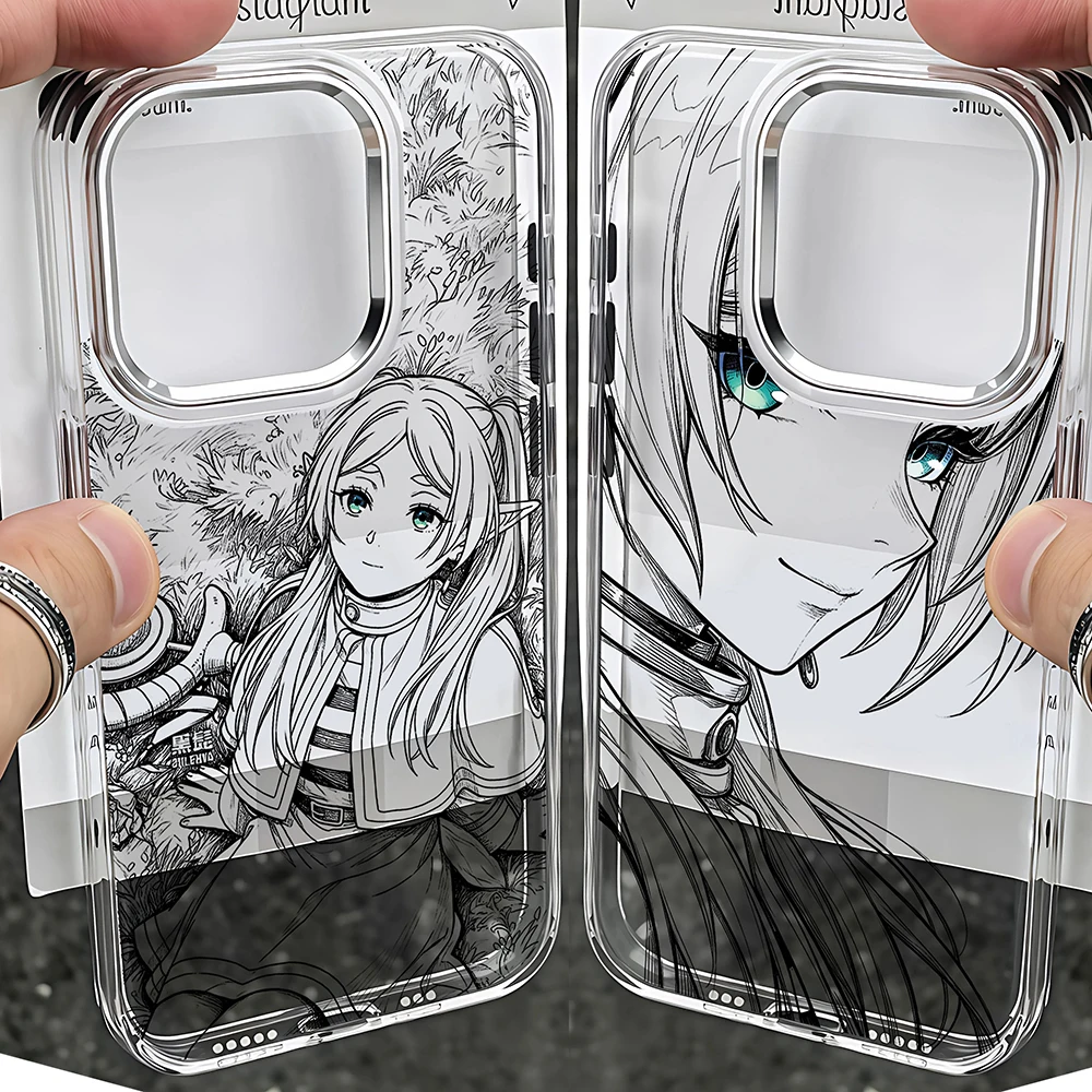 New Anime F-Frierens Phone Case for Samsung Galaxy S26 S25 S24 S23 S22 S21 S20 Note20 FE Ultra Edge Plus 4G 5G Transparent Cover