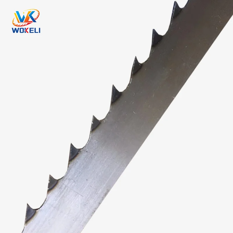 Lâminas De Serraria De Madeira De Aço Carbono De Alta, Quench Wood Band Saw Blades para Timber Factory Madeira Cut Bandsaw, 4100x15x0.65xT8