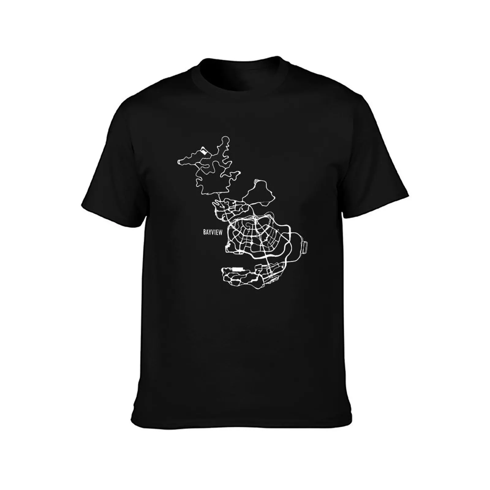 Need For Speed Underground 2 Bayview Map T-Shirt anime t shirts for man t shirts for man pack cotton