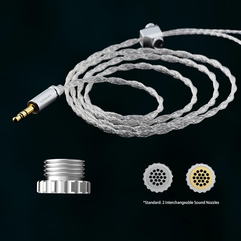 INAWAKEN Dawn Mistwood Słuchawki douszne z 11.2mm przetwornikiem z diamentowo-złotą membraną i ergonomiczną, precyzyjnie wydrukowaną 3D-technologią. — zdjęcie produktu 6
