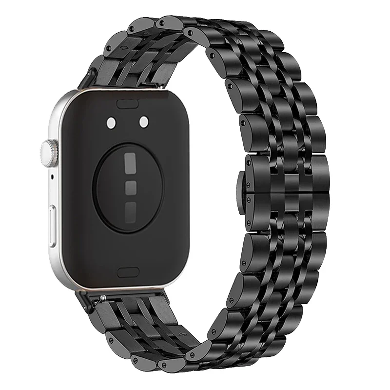 Pulseira De Metal De Aço Inoxidável Para O Relógio Huawei, Smart Watch Strap, Pulseira Acessórios, Fit 3 Pulseira