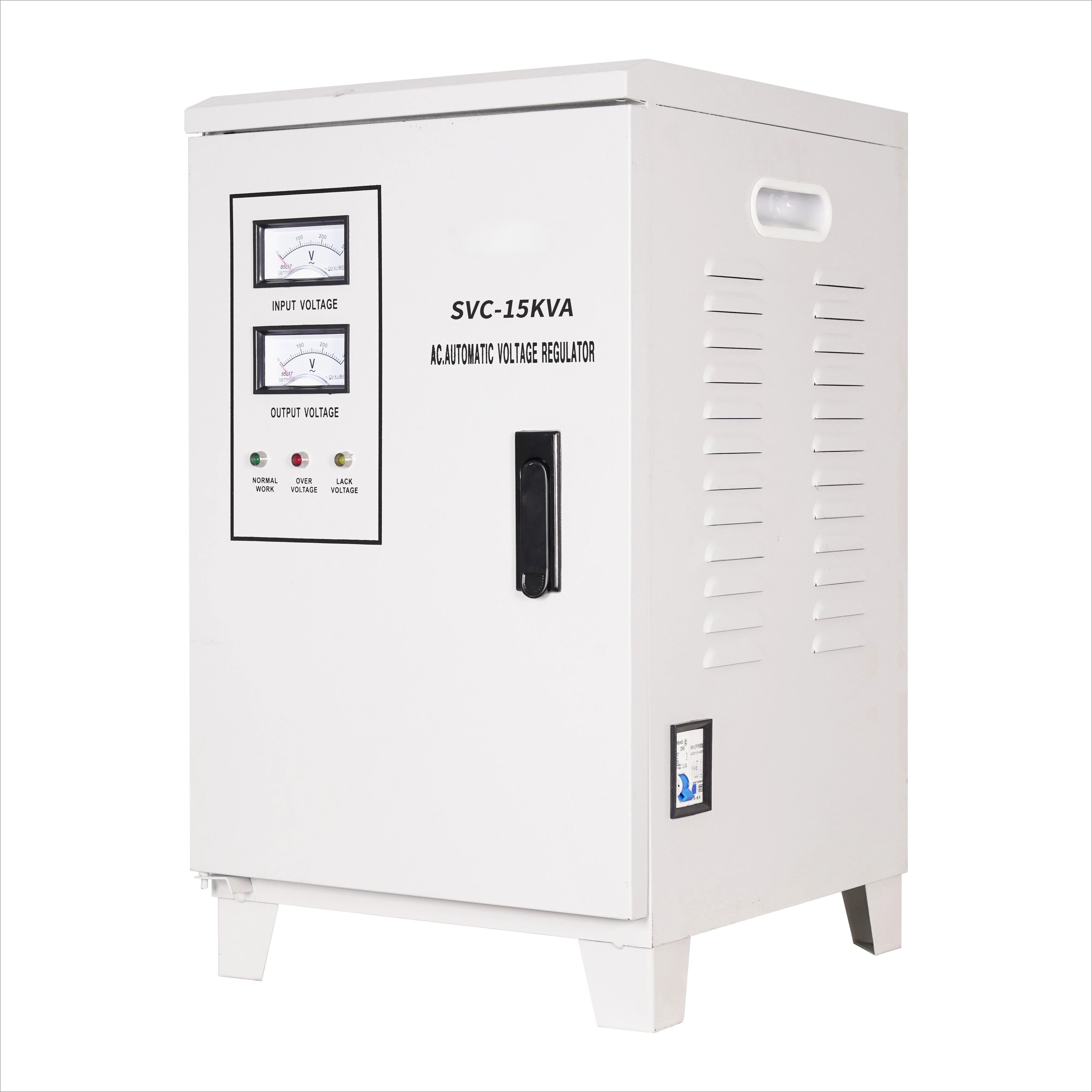 

Автоматический однофазный стабилизатор напряжения SVC-15KVA для промышленного использования, 50 Гц, 220 В, медный стабилизатор переменного тока