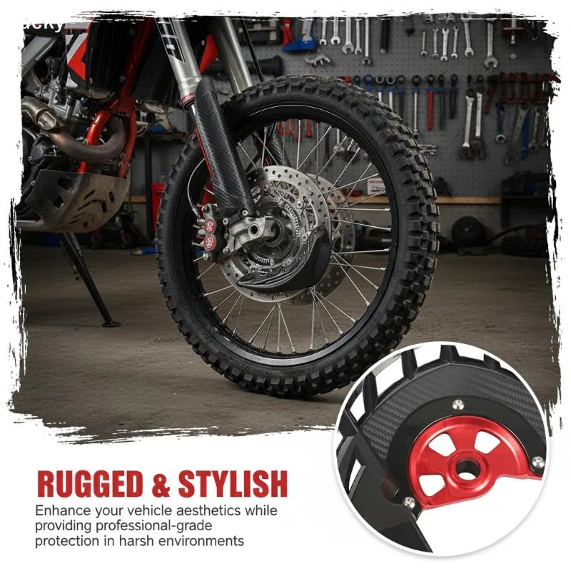 22mm 26mm Front Brake Disc Guard Motorcycle Cover for 125 530 SX SXF  Heavy Duty Protection for Stunt Performance