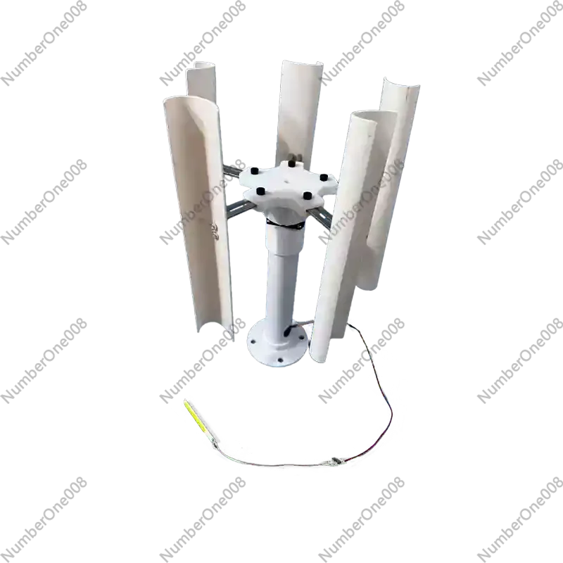 

Vertical Five-blade Wind Generator Model Three-phase Permanent Magnet Brushless Generator Low-speed Windmill Portable Outdoor