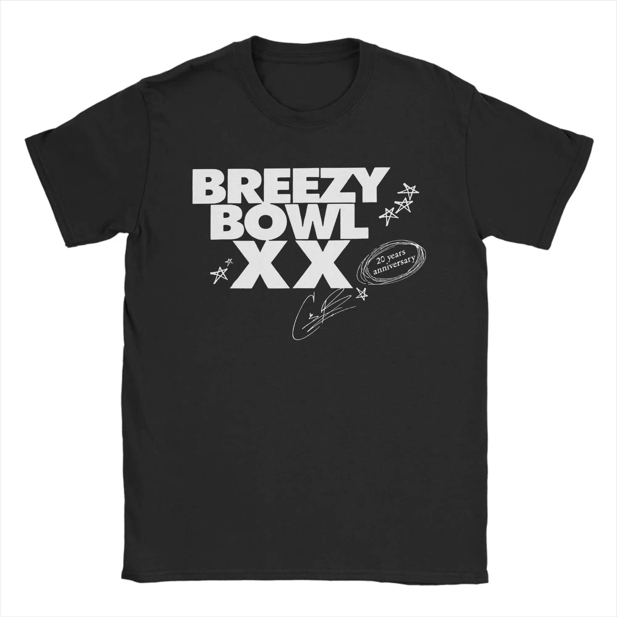 

Men's Rapper Chris Brown Breezy Bowl XX Tour T Shirts Pure Cotton Tops Novelty Short Sleeve Crew Neck Tee Shirt 6XL T-Shirts
