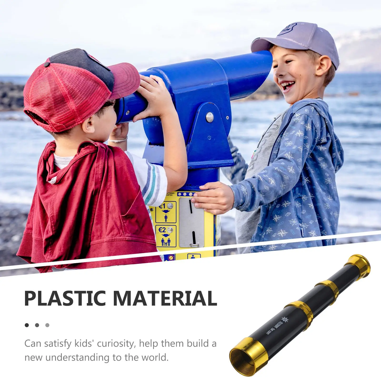 Children Pirate Telescope Handheld Telescope Pirate Toy Kids Spyglass Pirate Party Favor Monocular Telescope Pirate Kids Toy