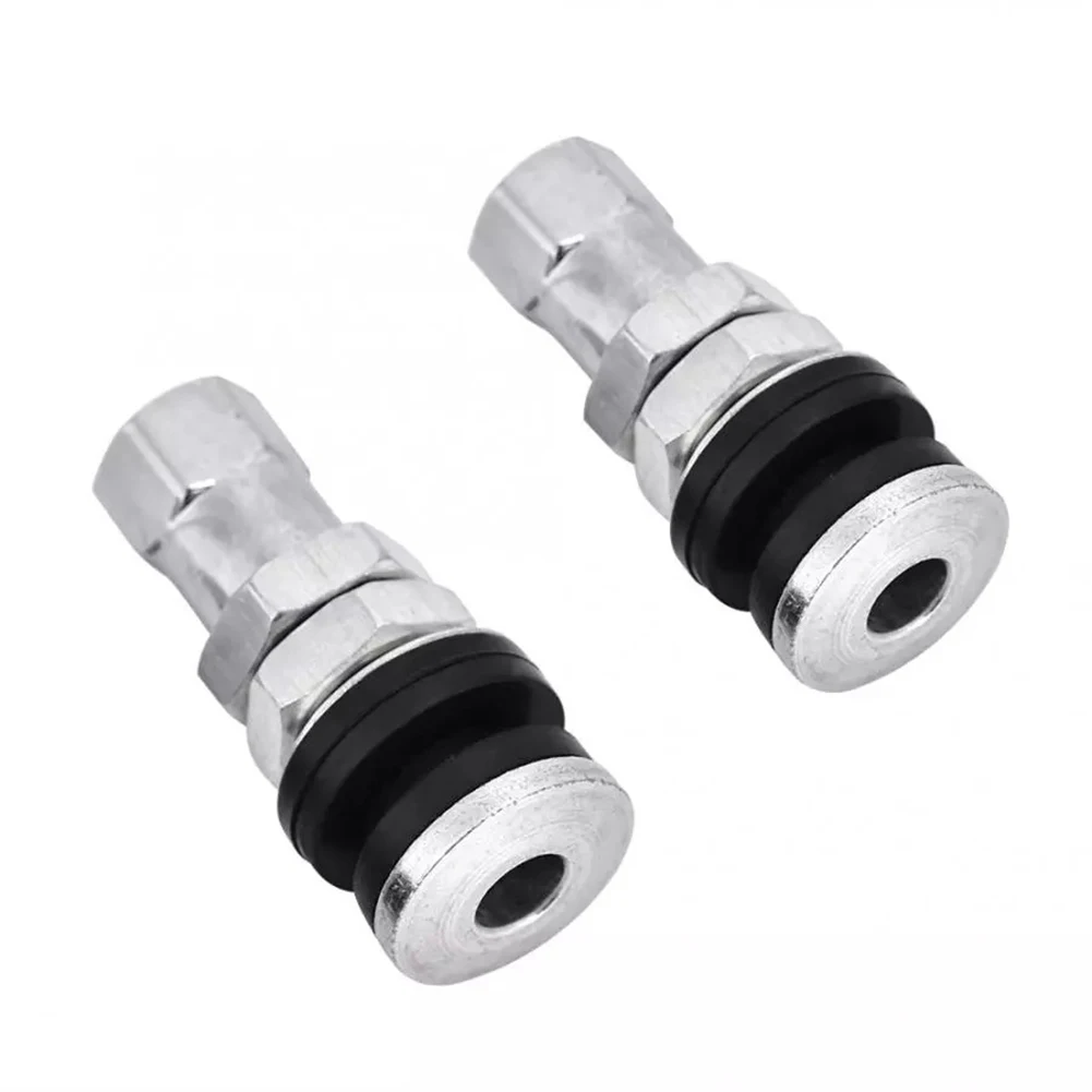 

10Pcs Car Tire Valve Short Stems Tubeless Vacuum Tire Valve Stems Silver Tire Valve Short Stems Auto Replacement Parts