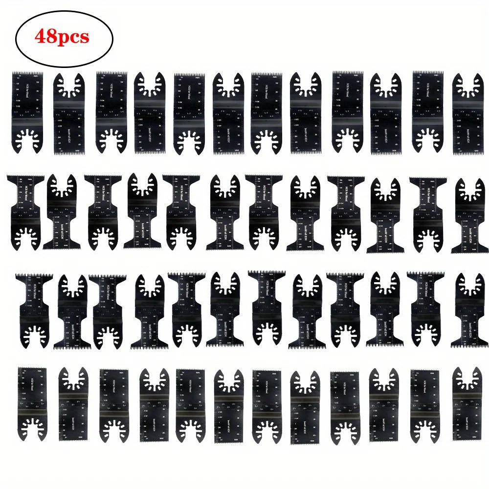 لـ Fein Multimaster BOSCH Dremel Makita 48 قطعة شفرة منشار متعددة الأدوات تتأرجح #3