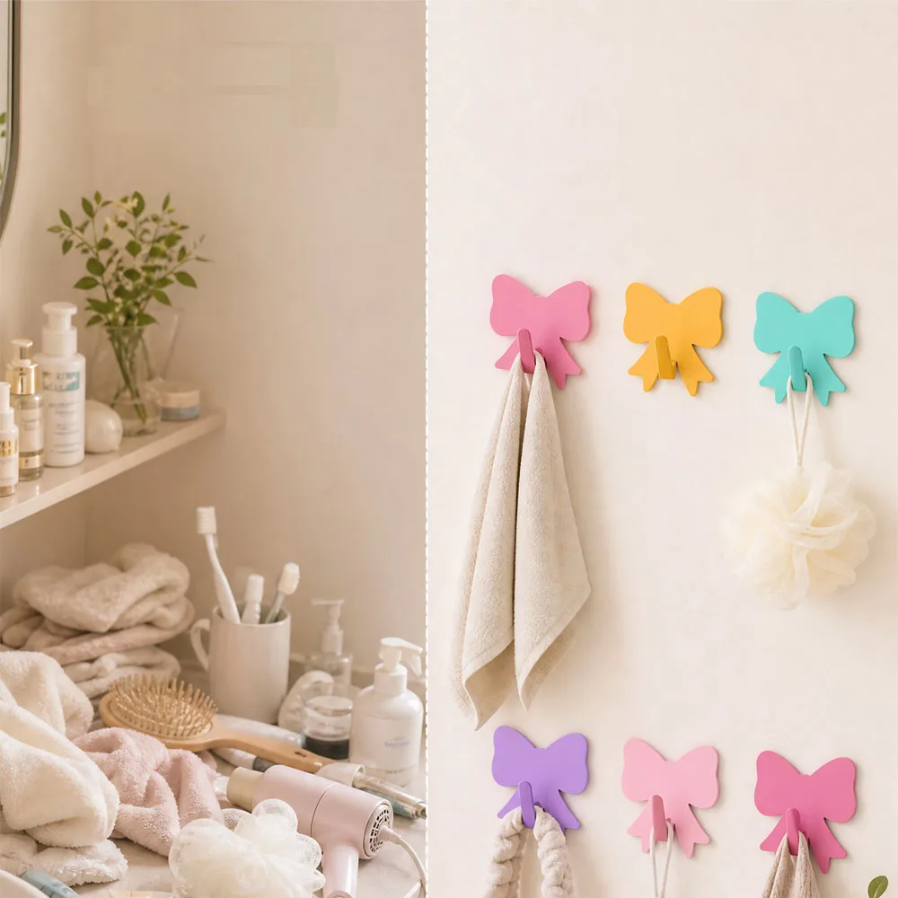 Heart-shaped wall hook,Cartoon Cute wall hook,hole free wall hook.dormitory home adhesive hook, strong wall decoration hook