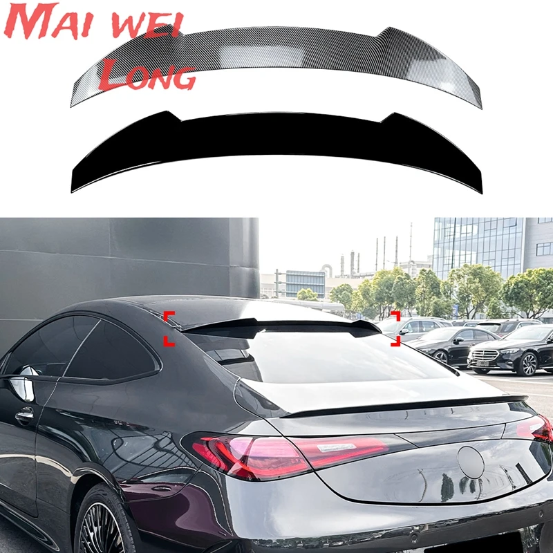 For Mercedes Benz CLE C236 W236 Coupe CLE 260 300 CLE 53 AMG 2024+ roof Spoiler ABS Rear Trunk Spoiler Wing