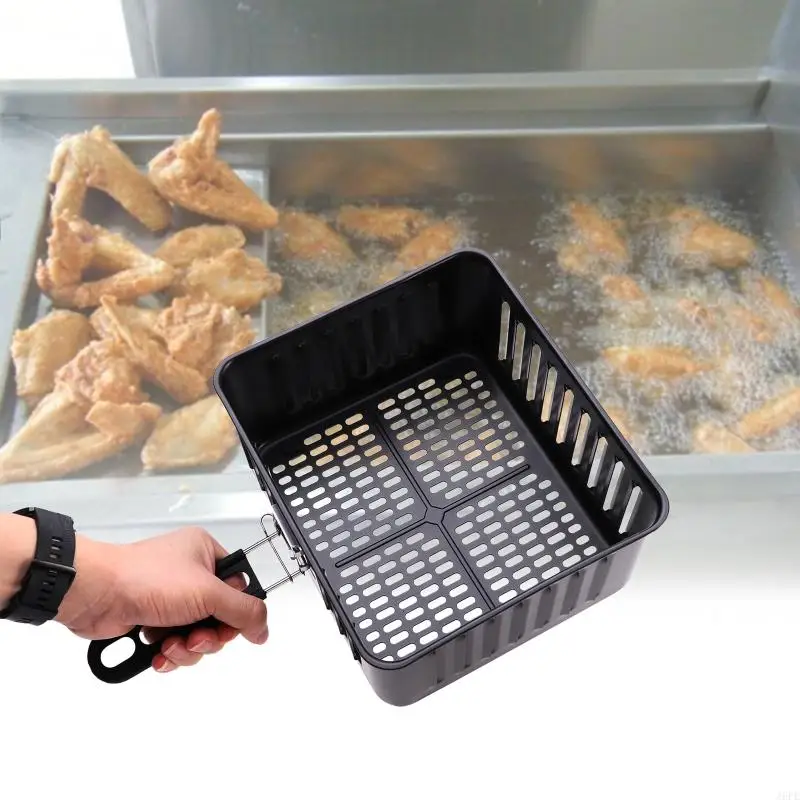 J6PE Non Air Fryer Basket 6L/203OZ ขนาดใหญ่ทอดตะกร้าสำหรับเครื่องมือทำอาหาร GowiseCosori