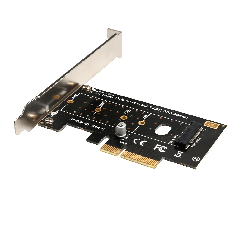 2 шт. Diewu PCIE к адаптеру Nvme M.2 (NGFF) SATA SSD SATA III B Key M.2 NGFF