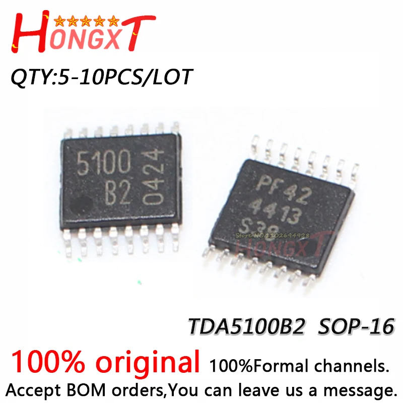 5-10PCS 100% New TDA5100B2 TDA5100B TDA5100 5100B2 5100 SOP-16.Chipset