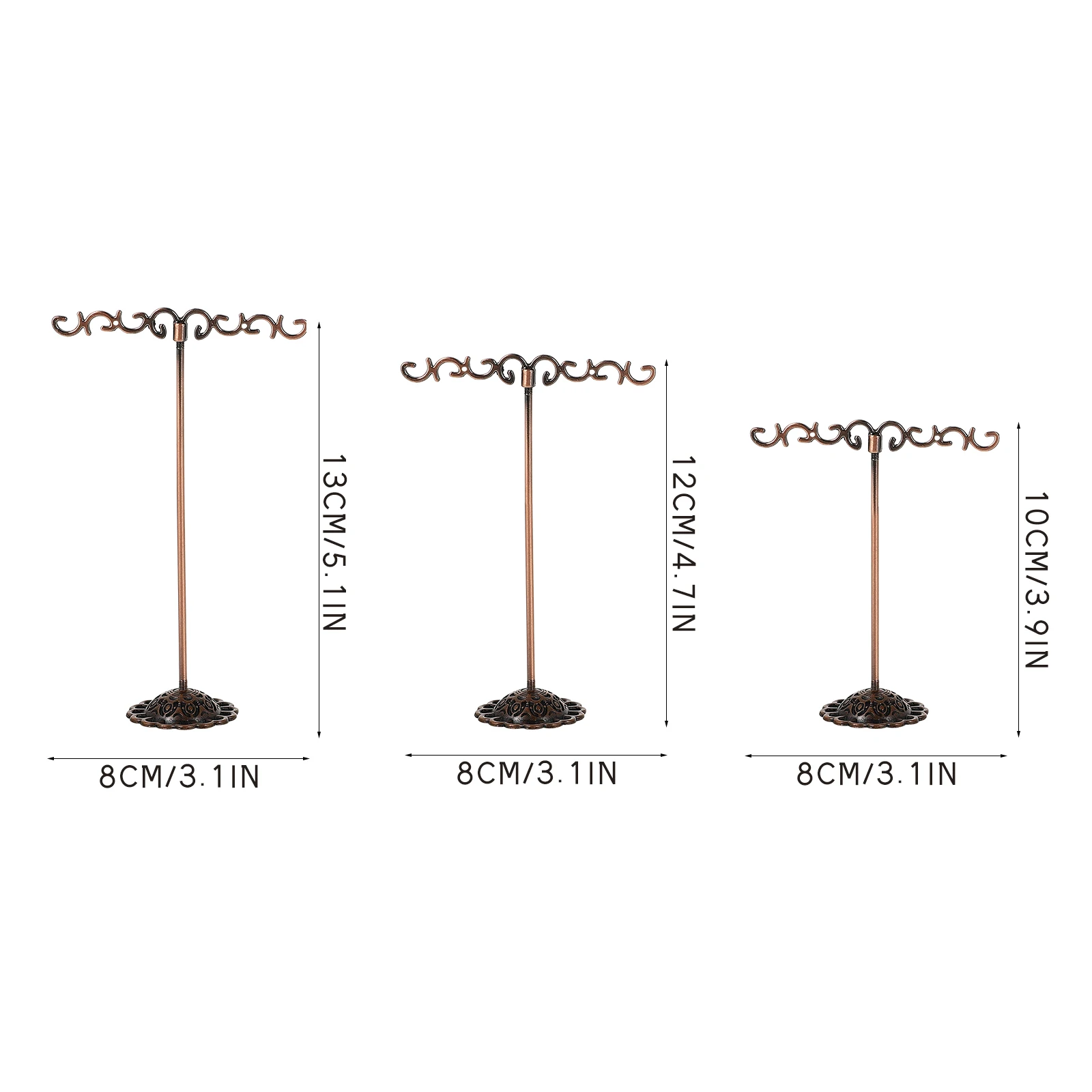 

Earring Display Stand Decorative Storage Rack Jewelry Holder Bracelet Bracket Desktop Adornment