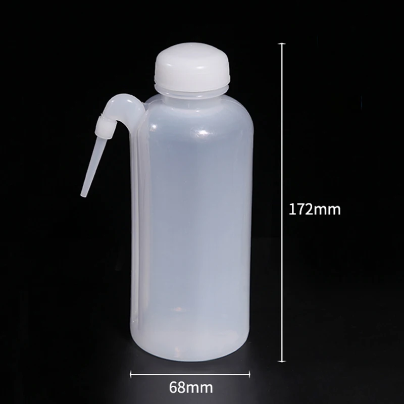

500ml Squeeze Bottle Wash Bottle Laboratory Bottle Rinse Bottle Plastic Wash Bottles Chemical Reagents Experiment 2Pcs