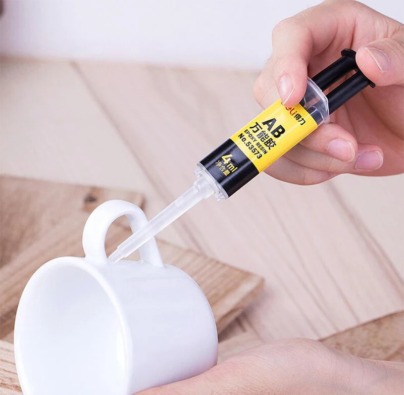 راتنجات الايبوكسي AB الغراء مقاوم للماء لحظة لاصق سريع إصلاح قوي سوبر السائل الغراء للخشب البلاستيك المعادن الغراء لحام