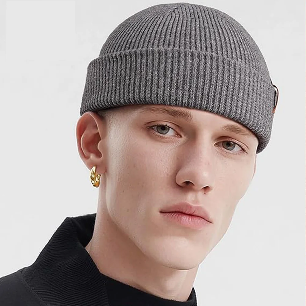 FURTALK Fisherman Beanie for Men Women 2 Styles Cuffless or Cuffed Knitted Unisex Winter Hat Outdoor All-Day Warmth