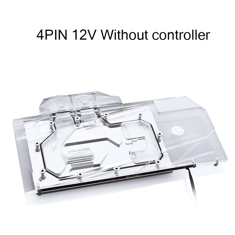 Bykski GPU Water Block A-RX5700XT-X for AMD Radeon Public PCB RX 5700 XT/5700 Full Cover GPU Water Cooling Cooler RGB RBW Light