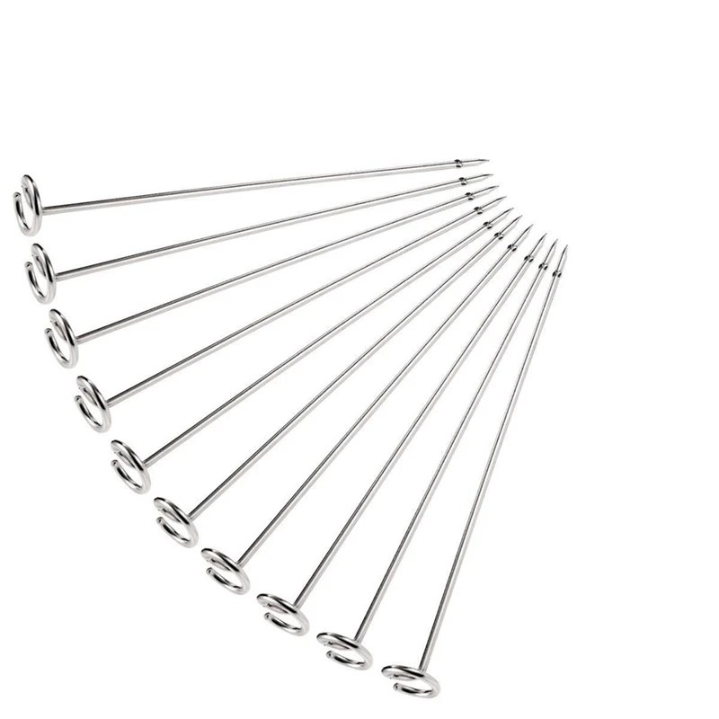 10 Skewers Kebab Skewers 7.25 Inch Long Kebab Skewers For Ninja Foodi AG300, AG300C, AG301, AG301C, AG302,AG400,IG301A