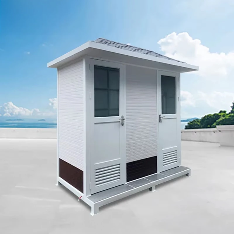 FOODLINE Trailer Mounted Mobile Toilet Movable Restroom With Wheels Convenient Transfer For Outdoor Racing Events