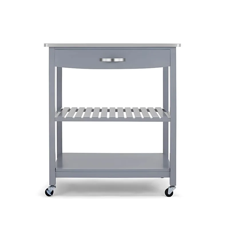 Kitchen Multifunctional Mobile Multi-layer Storage Rack Hotel Serving Food Delivery Cart Stainless Steel Tableware Storage Cabin