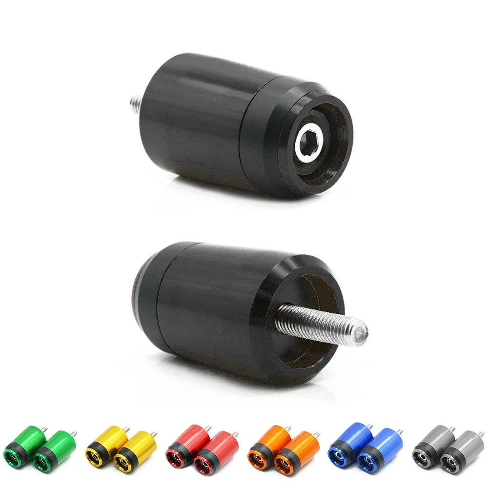 Motocicleta Handle Bar Grips Termina, End Caps, Plug Peso, Sider para Kawasaki, Honda, Yamaha, Suzuki, BMW, 7 ", 8"