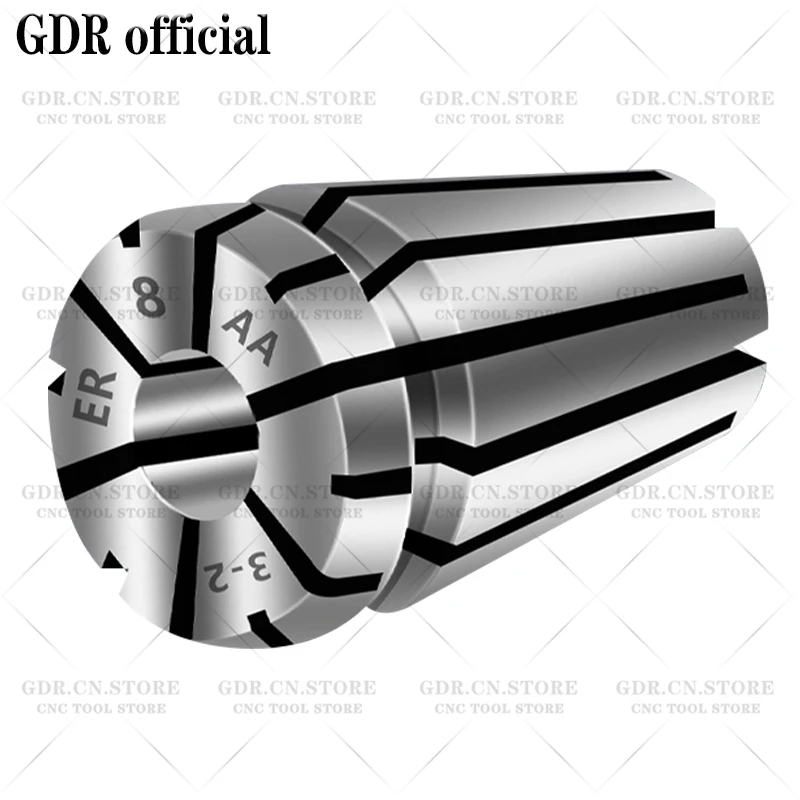 ER-Spannzange ER8-Spannzange ER8-Spannzange ER8-Spannzangen-Set 1mm 2mm 3mm 4mm 5mm 3,175mm 6mm AA UP Spannzange ER-Spannzange – Detail 1