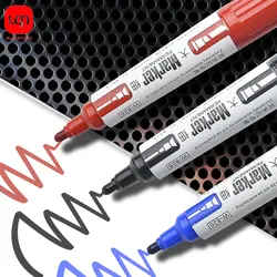 3Pcs/set Permanent Marker Indelible Waterproof Oily Pens Waterproof Markers Pen Office School Stationery