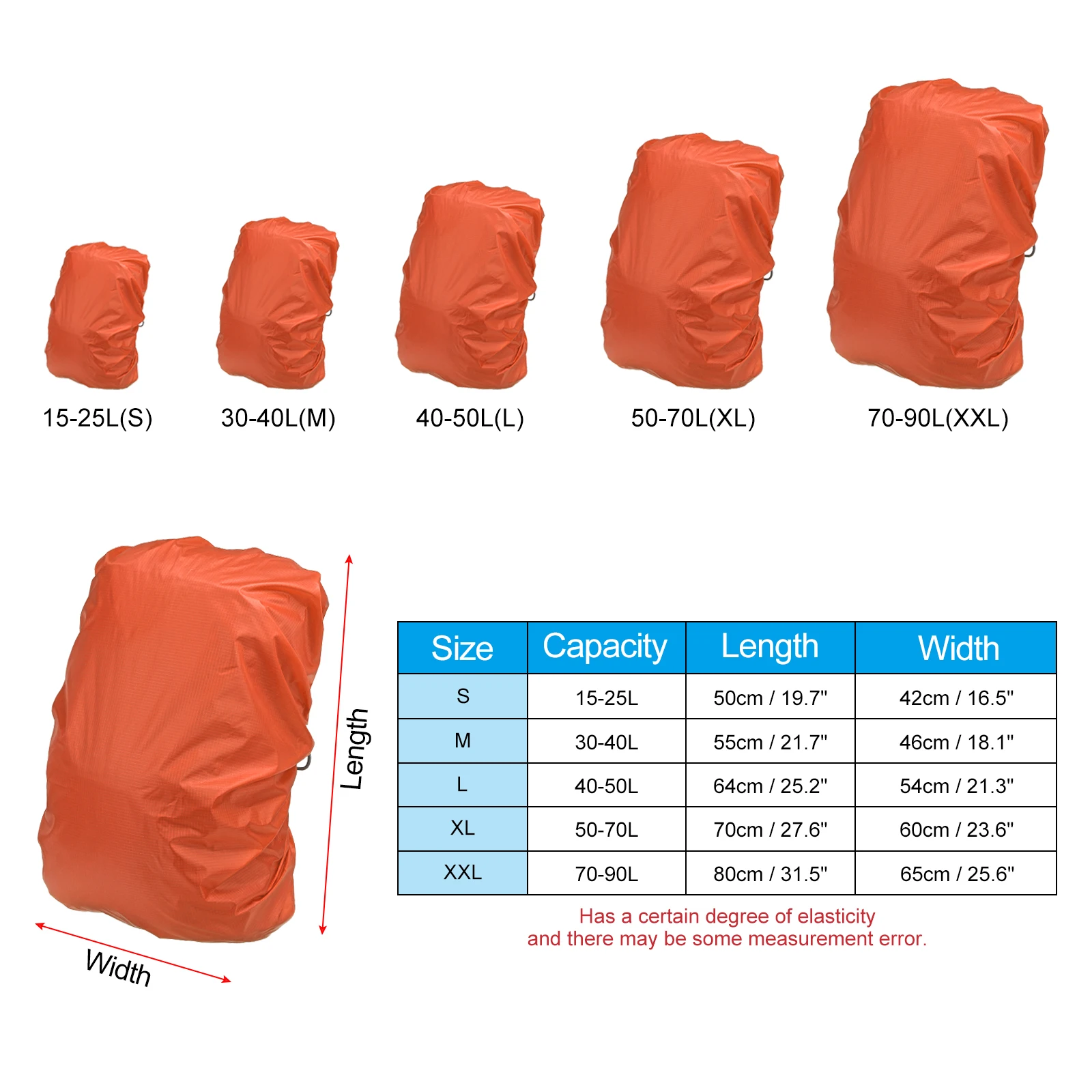 Waterdichte rugzakregenhoes me - Rain Cover Backpack recensie en prijs