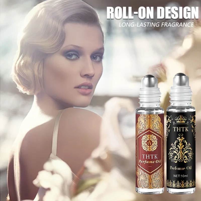 Smell Fragrance Roll-on Ball Perfume For Women Long-Lasting Floral Rose Scented Vanilla Fragrance 10ml Travel-Friendly Gift