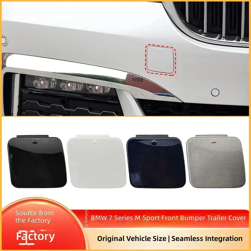 For BMW 7 Series G12 M Sport Front Bumper Tow Hook Cover 51118064756 Trailer Eye Cap