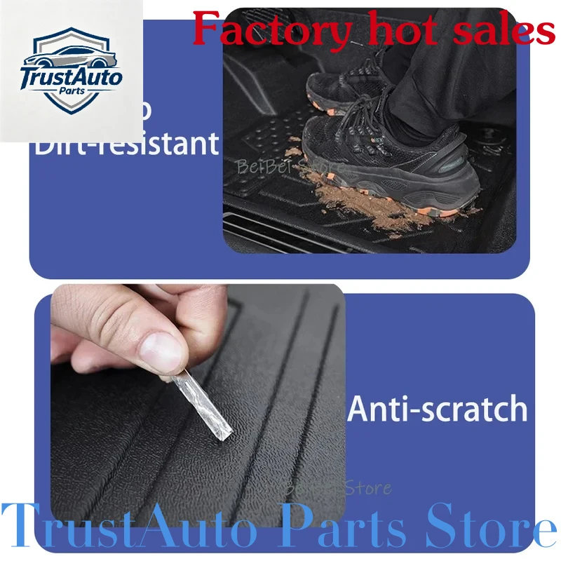 TrustAuto Parts Store Is Having A Hot SaleDurle Leapmot C ~ LHD Seats Car TPE Floor Mats Waterproof Carpets -Scratch Interior