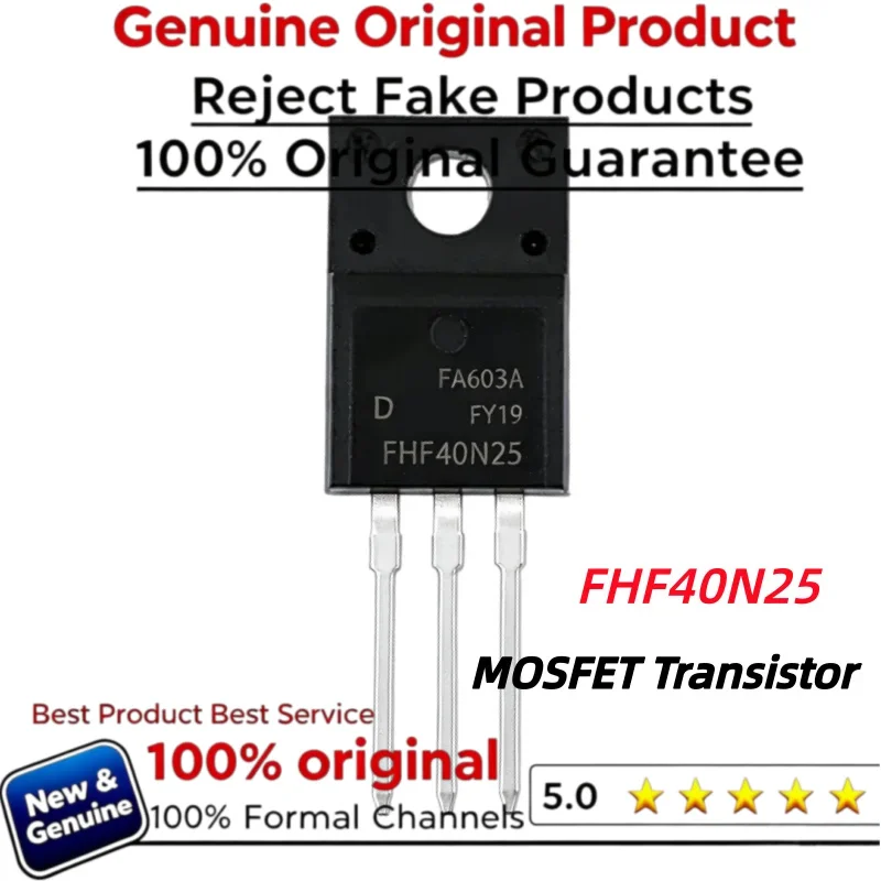 5-10-20PCS 100% New Original FHF40N25 40N25 FHF40N25W N-channel Power MOSFET Transistor TO-220F 40A 250V