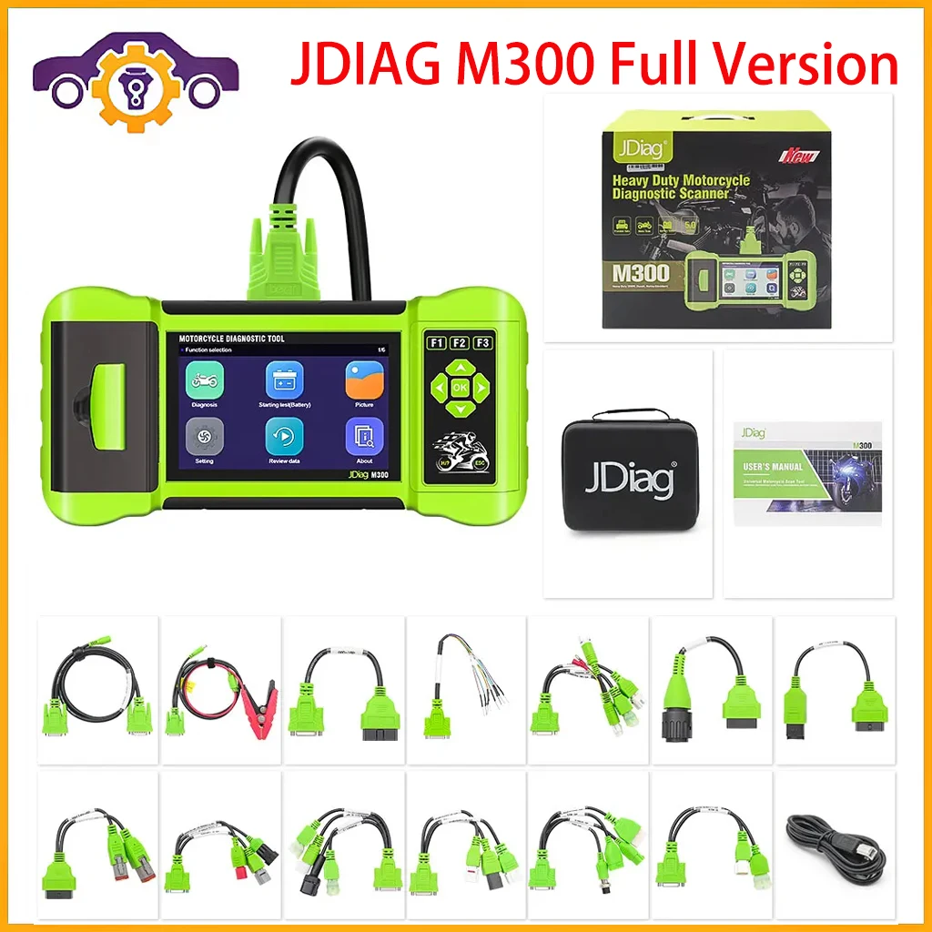 

2024 New Arrival JDiag M300 Motor OBD2 Scanner Diagnose Tool Clear Fault Code ABS Engine For BMW Ducati Harley Honda Yamaha