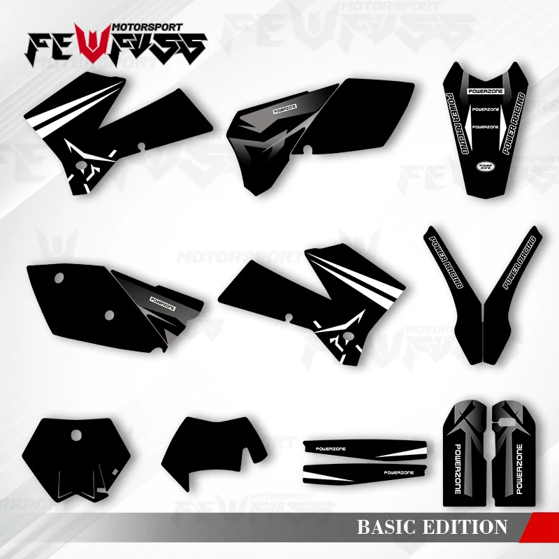 

Fewfuss Graphics Decals Stickers Motorcycle Background Custom For KTM EXC SXF 125 200 250 300 350 400 450 525 2005 2006 2007 002