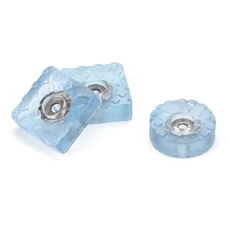 KK & FING 20pcs โปร่งใส Non-SLIP Pads เก้าอี้ตารางฟุตด้านล่างขาเฟอร์นิเจอร์โซฟาสตูลครอบคลุมเท้าป้องกันชั้น