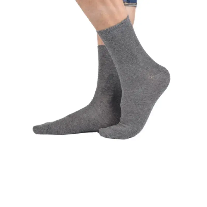 7007 6PCS Men’s Cotton Socks Middle Tube Pure Color Deodorant Comfortable Casual Socks for four Season Standard Sweat absorption