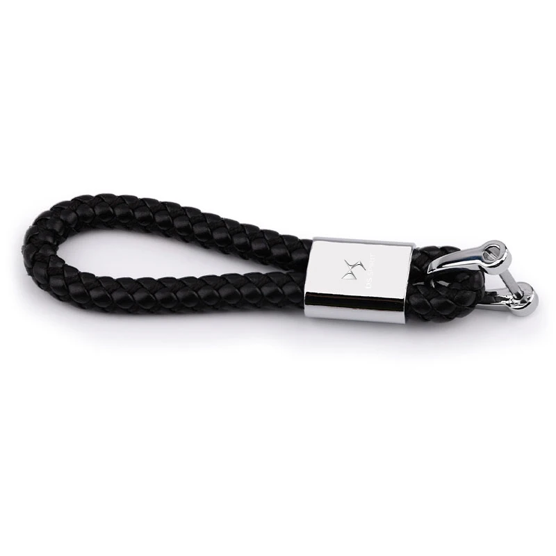 Car Metal Badge Emblem Keychain Creative Key Holder Key Ring for Citroen DS C4L C5 C6 C8 VTS Aircross C1 C3 Grand Car Stickers