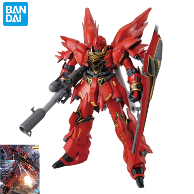 Bandai MG Sinanju Gunpla OVA Ver. Animated version of Mecha Hand Figure Movable Robot DIY Toy Collection Ornament Birthday Gift