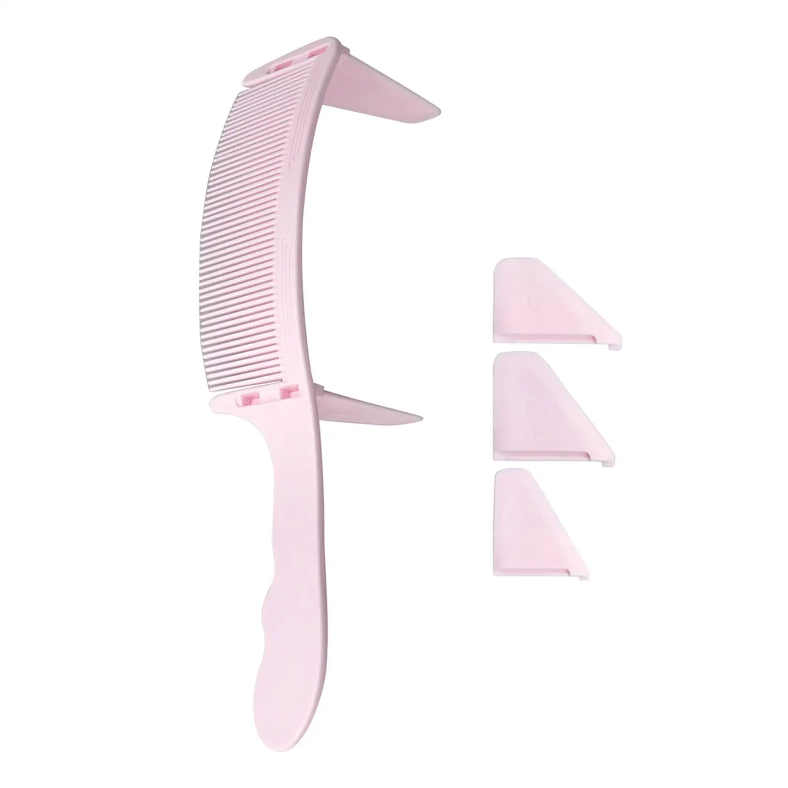 Hair Cutting Comb with Rounded Pins ABS Durable Flat Top S Shaped Barber Styling Tool for Hair Salon Accessories